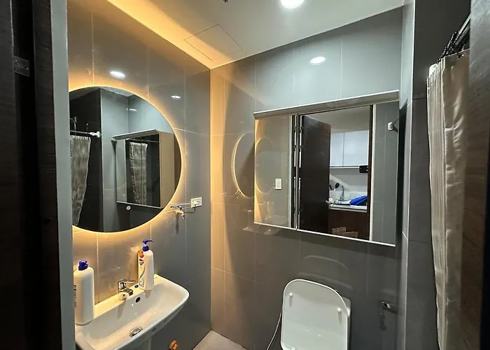 A King-size Bed At Air Residences Condo, Ayala Ave, Makati Manila