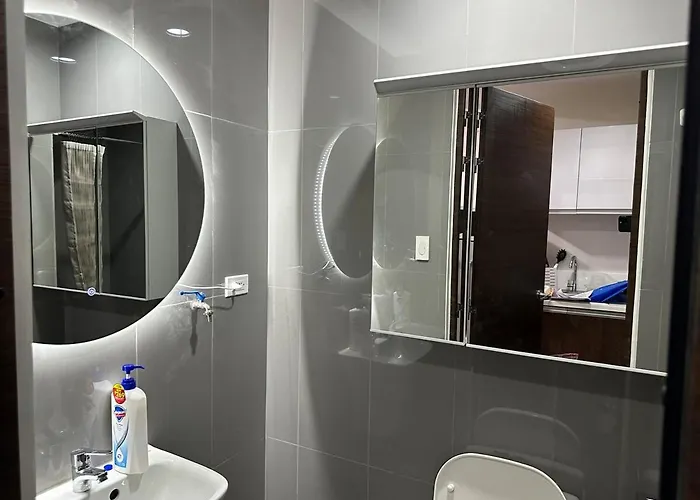 A King-size Bed At Air Residences Condo, Ayala Ave, Makati Manila