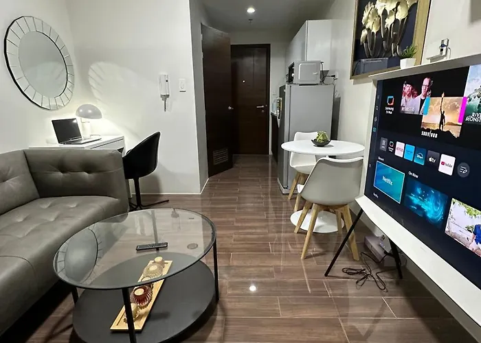 A King-size Bed At Air Residences Condo, Ayala Ave, Makati Manila
